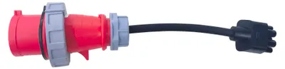 Obrázok produktu pre Tesla Gen 2 NEMA adaptér Elvix TS-3P32-CEE 22KW červený