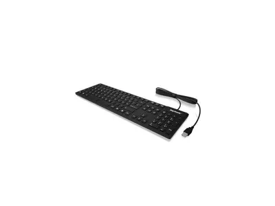Zdjęcie produktu dla KeySonic KSK-8030 IN (FR), Pełnowymiarowy (100%), Przewodowa, USB, AZERTY, Czarny