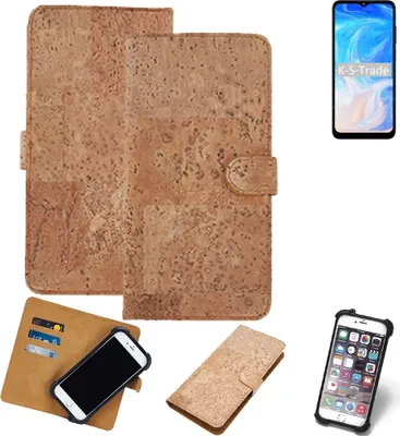 Produktbild von K-S-Trade Hülle kompatibel mit Doogee N40 Pro  Kork Handyhülle Cover  Schutzhülle TPU Case Bumper in Hellbraun, (1x)