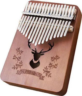 Produktbild von Kalimba Instrument Afrikanisches Daumenklavier Zanza Dressed Zubehör