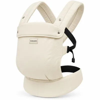 Produktbild von Vulpes Goods Babytrage, Luxus-Bauchtrage bis 20 kg,  Baumwolle, Freihändiger Komfort, Mit Rückenstütze & M-Position