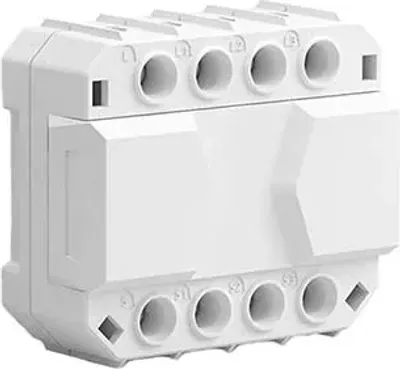 Produktbild von SONOFF S-MATE Smart Home Wandtastermodul für mechanische 1/2/3-Tasten Wandschalter, eWeLink-Remote, ohne Neutralleiter (N), Offline-Steuerung, SONOFF Mini R3 kompatibel, weiß, 54x45x24mm, PC V0