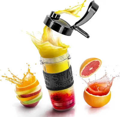 Produktbild von Duronic BB4 Trinkflasche für Standmixer | 400 ml Inhalt | BPA Frei | Passend zu BL510 Mixer für Smoothies und Shakes | Proteinshake, Fitness Drink, Babynahrung