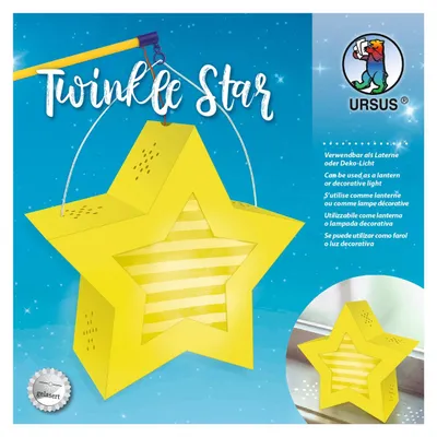 Immagine prodotto di Kit fai da te per lanterna "Twinkle Star" giallo