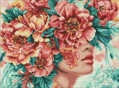 Immagine prodotto di Mosaico di diamanti - Romanticismo floreale 30x40 cm - Ideyka