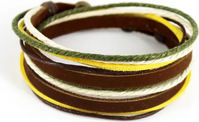 Immagine prodotto di axy bracciale in pelle bracciale avvolgente bracciale in vera pelle per uomini signore uomini ragazzi braccio gioielli