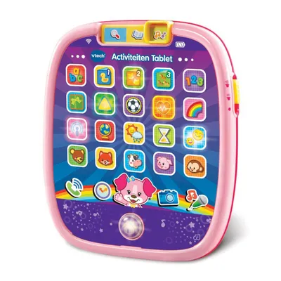 Zdjęcie produktu dla VTech Baby Activiteiten Tablet roze, 0,75 lat(a), Funkcja mówienia, Wymagane baterie, AAA, Różowy