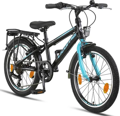 Obrázok produktu pre Licorne Bike Carter Premium Mountain Bike Shimano,palec:20;farba:čierna/modrá