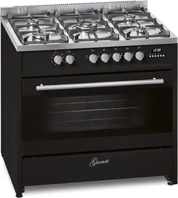 Produktbild von GURARI Gas-Standherd GCH E 911 BL, Gas Elektro Standherd 90 cm/ 121L Inkl. WOK Adapter