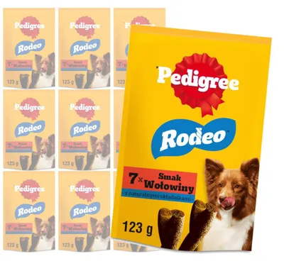 Produktbild von Pedigree Rodeo Hundesnack Rind 122g Spiralen 10 Stück