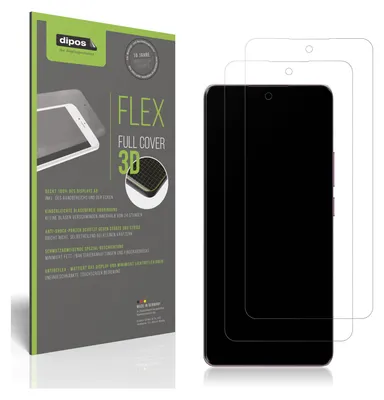 A product package for screen protectors is shown next to a smartphone with screen protectors on it.