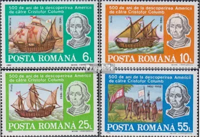 Produktbild von Briefmarken Rumänien 1992 Mi 4824-4827 (kompl.Ausg.) postfrisch Entdeckung Amerikas