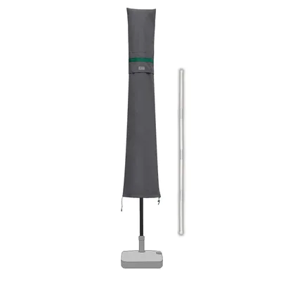 Produktbild von Sekey Sonnenschirm-Schutzhülle für Ø 350 cm / 300 x 200 cm Gartenschirm mit Stab und Reißverschluss, Dunkelgrau