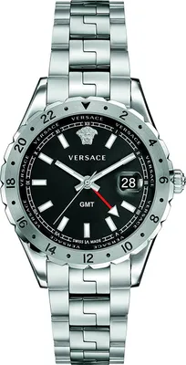 Produktbild von Versace Herren Uni Uhr Armbanduhr Edelstahl Hellenyium GMT V11020015