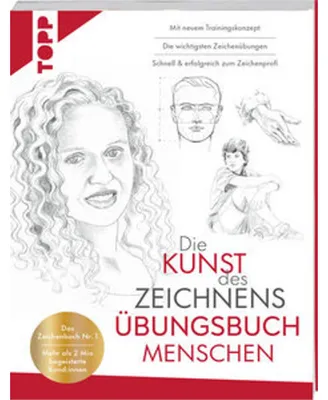 Obrázok produktu pre Die Kunst des Zeichnens Übungsbuch - Menschen. Mit neuem Trainingskonzept