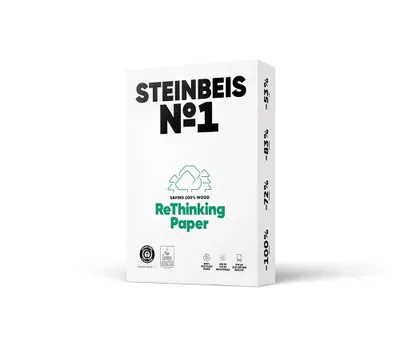 Produktbild von Steinbeis No 1 - Classic White 80g/m² DIN-A4 2500 arkuszy 100% z recyklingu