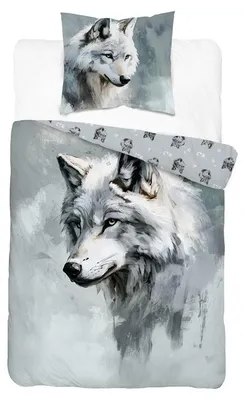 Obrázek produktu pro Ložní prádlo, bavlněné ložní prádlo pro děti 140x200 5699a Wolf