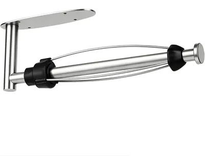 Keukenrolhouder unter Schrank, Edelstahl, 31,6 cm, silber, einhändig