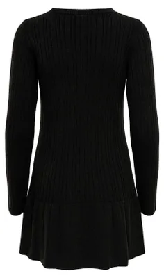 Productafbeelding van Damen, zwarte tricotjurk, maat M