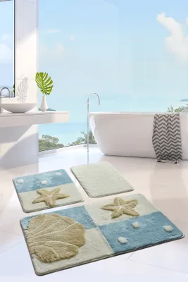 Obrázok produktu pre Mijolnir, Deniz- CHL3149, farebné, Kúpeľňové rohože, 1450 gr/m², 100% ACRYL