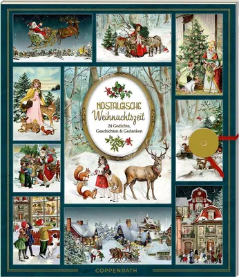 Immagine prodotto di Calendario dell'Avvento da tavolo - Natale nostalgico