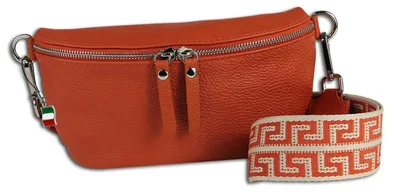 Produktbild von Florence Leder Tasche Gürteltasche orange papaya OTF807E