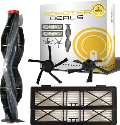 Produktbild von Zubehör Set, Ersatzteile Kit für Neato Botvac D7 (1x Hauptbürste, 2x Filter, 2x Seitenbürste)