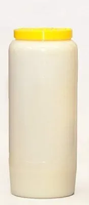 Produktbild von St. Jakobs Grabkerzen Nr. 7 weiß, Ewigöllicht, Grablicht, Öllichter, Grablampe, Grableuchte, Grabgestaltung, Brenndauer bis zu 7 Tage, 40 Stück