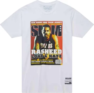 Produktbild von T-Shirt Mitchell & Ness BMTRINTL1059-PTBWHITRWA für Herren