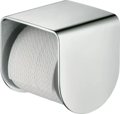 Produktbild von hansgrohe AXOR UNIVERSAL Accessories Toilettenpapierhalter, softsquare, mit Ablage, 42436820