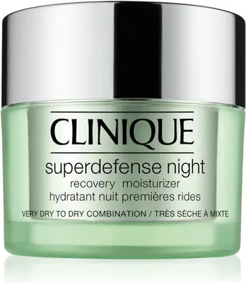 Produktbild von Clinique Superdefense Night Recovery Moisturizer, Anti-Aging Nachtcreme, regenerierend, straffend, feuchtigkeitsspendend, für alle Hauttypen