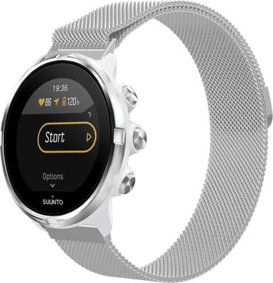 Obrázek produktu pro Suunto 9 Baro, Suunto 9, Suunto 7, Sony Smartwatch 2 Řemínek: imoshion Milanese magnetický náramek s instalační pomůckou