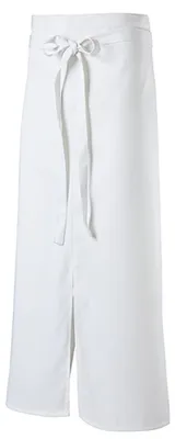 Produktbild von Bistroschürze B 100 x L 100 cm weiß : weiß : 65% Polyester 35% Baumwolle