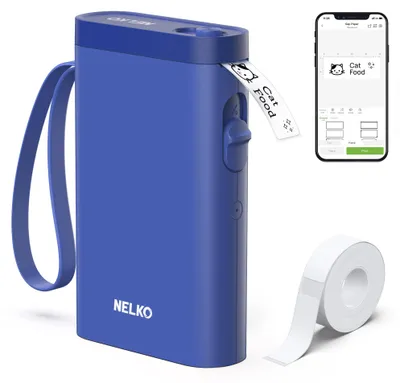 Produktbild von Nelko Etikettendrucker,Bluetooth P21 Selbstklebendes Etikettiergerät TBL