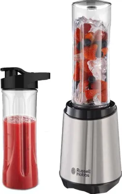 Produktbild von Russell Hobbs Mixer - Standmixer & Smoothie Maker go [23.500 U/min Power-Motor] inkl. 2x Mixbehälter 600ml (BPA-frei, spülmaschinen- bruchfest