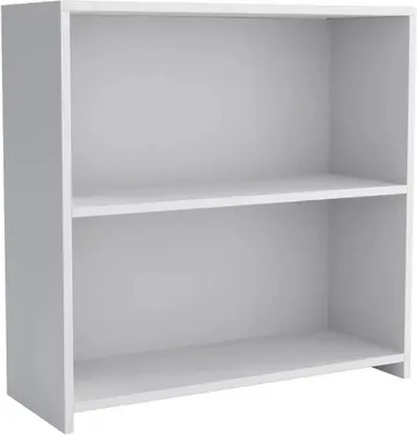 Produktbild von Bücherregale - Standregal - Bücherregal Wand - 80 x 75 x 30 cm B/H/T - Weiß - Regal - mit 2 Fächern - Holzregal Aufbewahrung