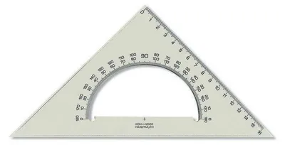 Immagine prodotto di Riga triangolare 45/177 con goniometro KKO