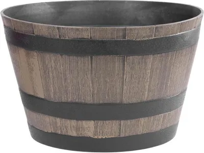 Produktbild von PROREGAL Blumentopf 52x30cm Holz-effekt, Fass