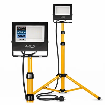 Produktbild von MasterLED LED-Baustrahler mit Stativ 1 x 50 W 4500 K IP65 Tiga2