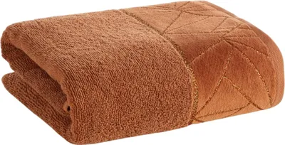 Image de EUROFIRANY | Serviette de bain - 70 x 140 cm - rouge brique - Absorbante - Douce - Séchage rapide