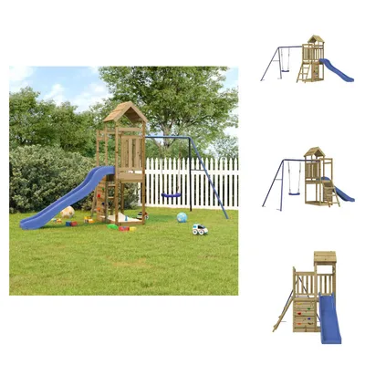 Produktbild von vidaXL Spielturm Imprägniertes Kiefernholz -  Schaukeln & Spieltürme