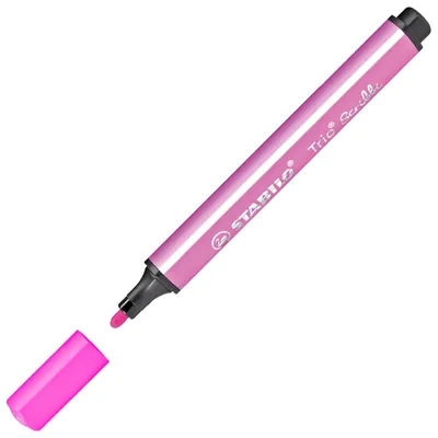 Zdjęcie produktu dla STABILO Trio Scribbi, 1 kol., Różowy, Światłowód, 2 mm, 2 mm, Różowy