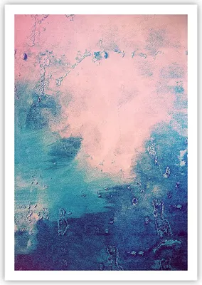 Produktbild von Poster - Poster ohne Rahmen - Abstraktion Rosa Blau - 70x100 cm - Wand Bild - Wanddeko - Wandbilder - Kunstposter - Wandposter - Bilder - Kunstdruck - Wanddekoration - Wandbild - P2XPA70x100-4856