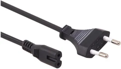 Produktbild von Stromkabel Euro Netzkabel EU Stecker 3m 2 PIN C7 PC Strom Anschluss Kabel