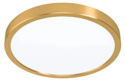 Produktbild von EGLO Fueva 5, 1 Glühbirne(n), LED, 3000 K, 2400 lm, IP20, Gebürsteter Stahl, Weiß