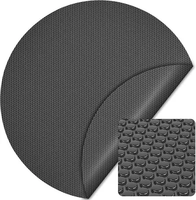 Produktbild von Pool Solarfolie ? 5 m, schwarz, Poolheizung aus 140 µ starkem PE Film, Poolabdeckung Poolplane Solarplane rund