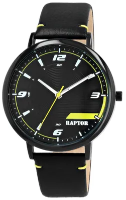 Image de Montre pour homme, bracelet en cuir véritable, modèle Maxim, couleur argentée, étanche jusqu'à 5 ATM