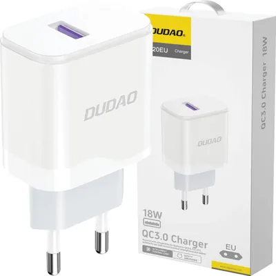 Immagine prodotto di DUDAO A20EU USB-A 18W + USB-A - micro USB White