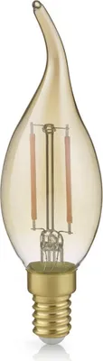 Produktbild von Trio Windstoßkerze LED Lampe E14  4W ⌀3,7cm dimmbar Amber warmweiss wie 40w