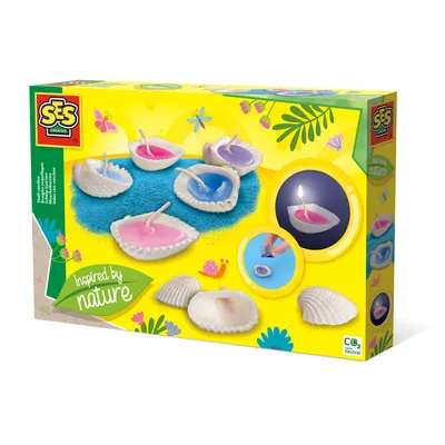 Produktbild von SES Muschelkerzen Bastel-Set nature 6+